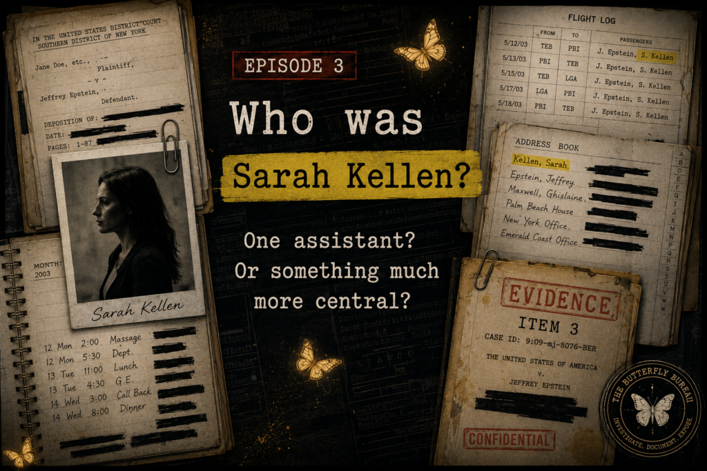 Who Is Sarah Kellen? episode artwork
