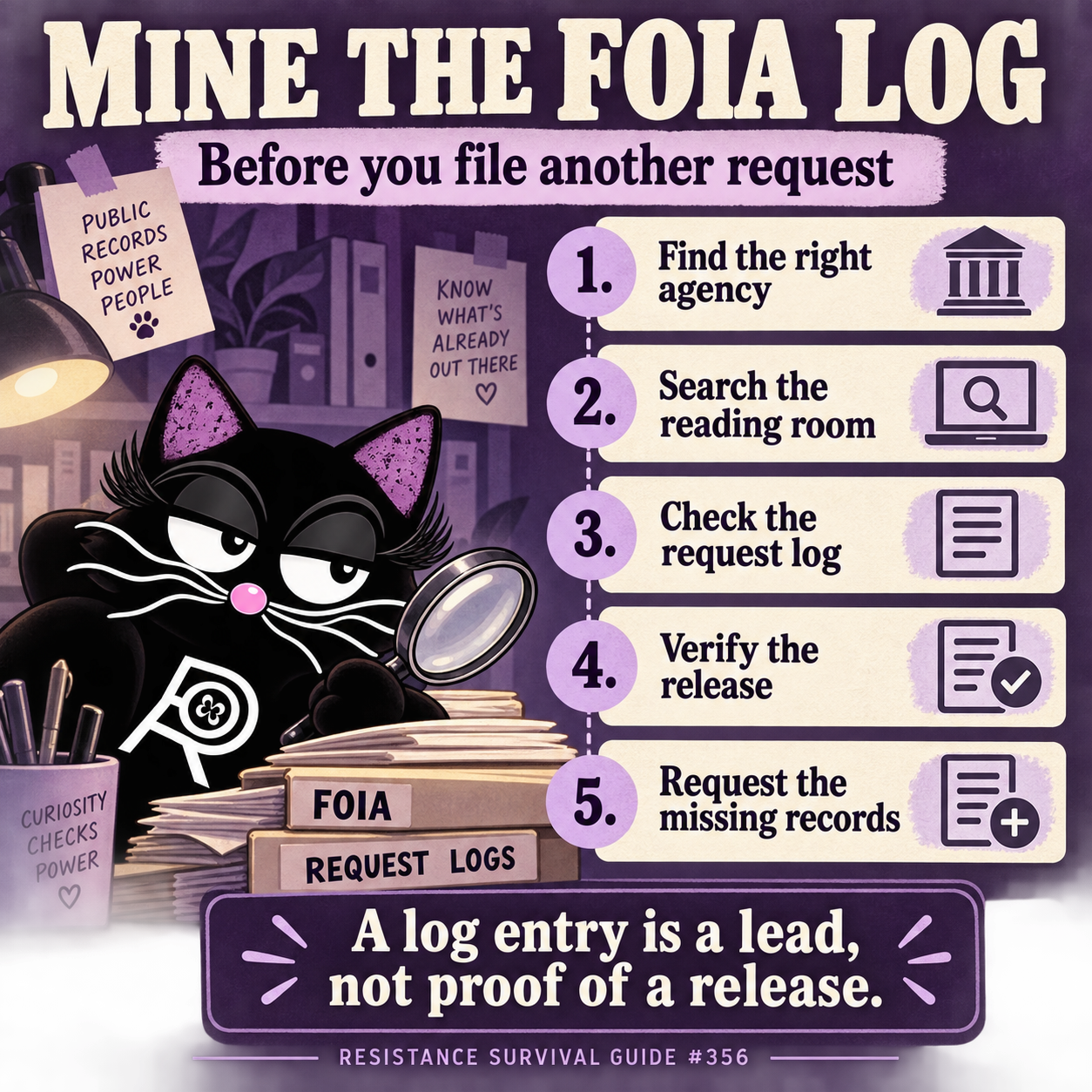 RSG #356: How to Mine FOIA Logs Before Filing Your Own Request