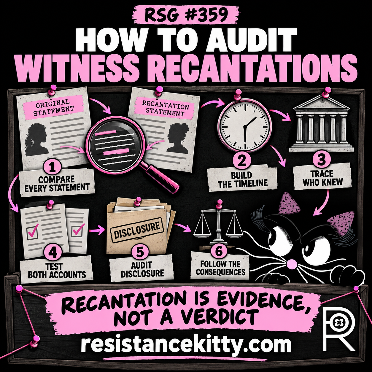 RSG #359: How To Audit the Government’s Handling of Witness Recantations