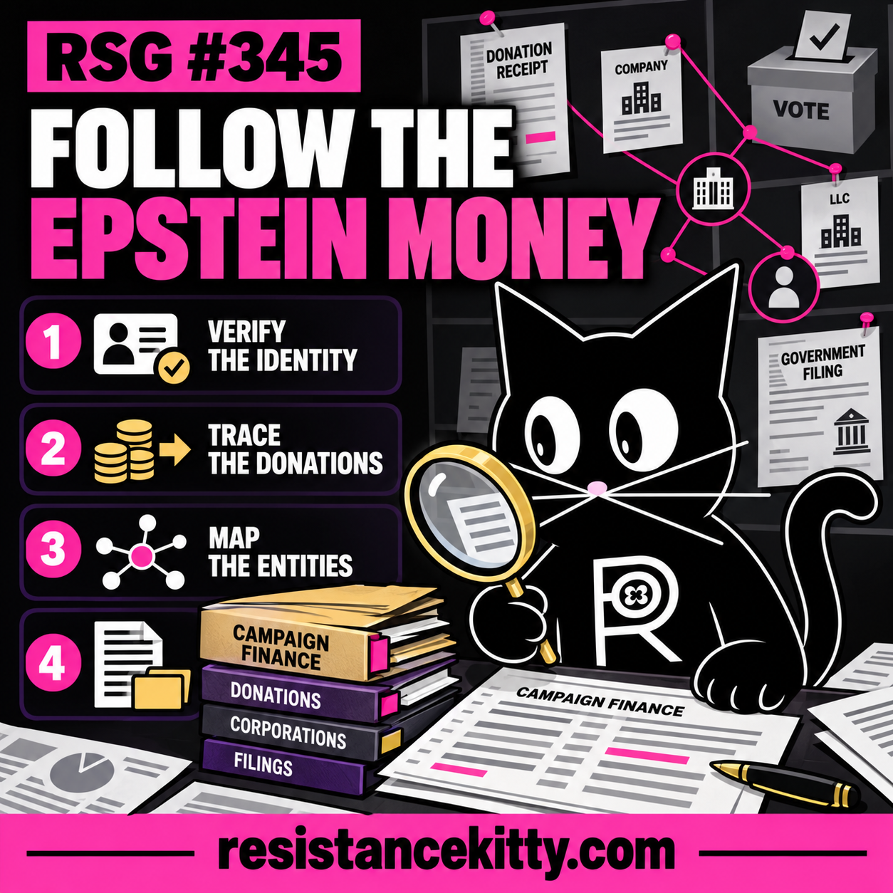 RSG #345: How To Track Campaign Money Connected to the Epstein Influence Network