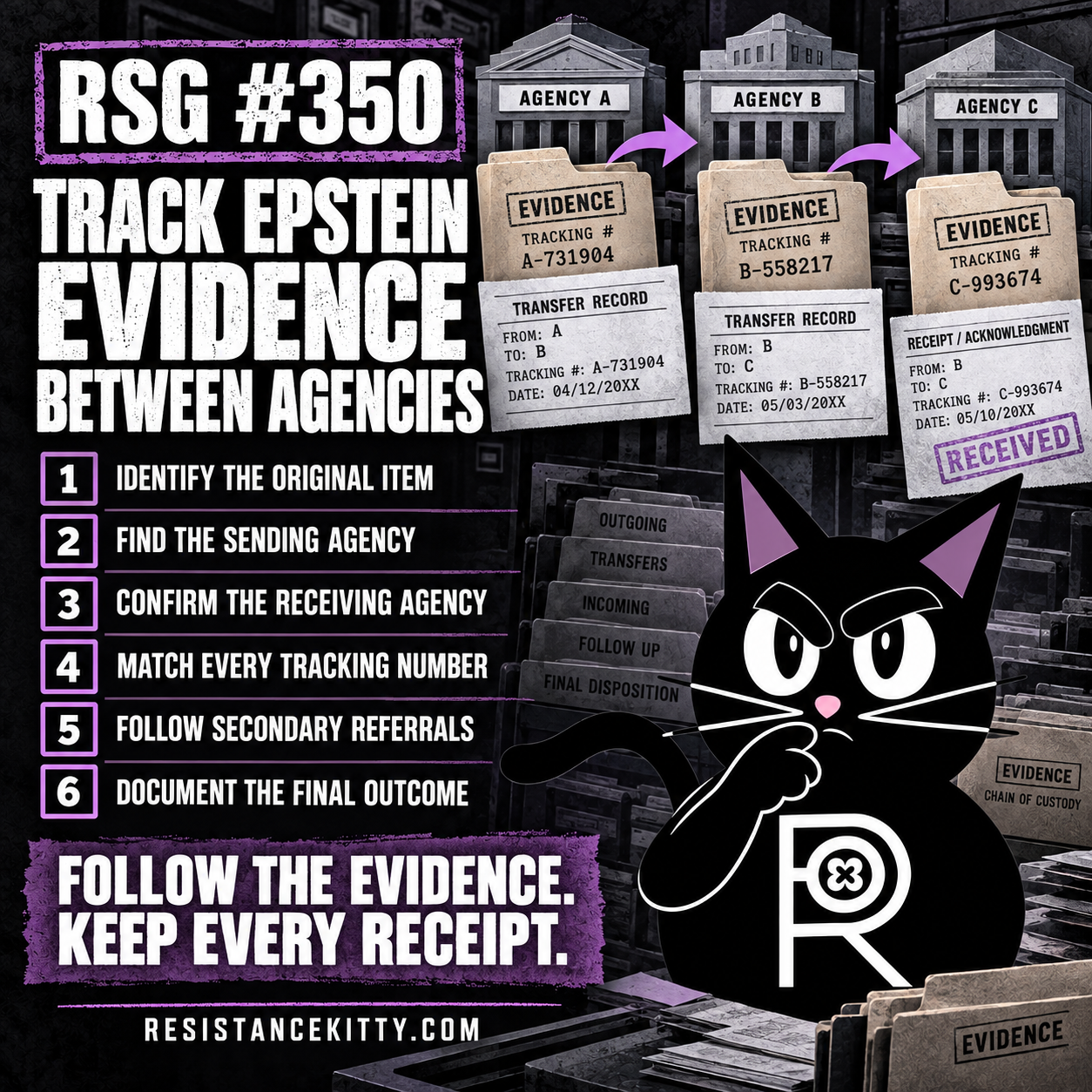 RSG #350: How To Track Epstein Evidence Referred Between Government Agencies